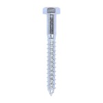 Timco Coach Screws 12mm Hex - Zinc