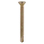 Timco Window Fabrication Self Drilling & Tapping Screws Countersunk Phillips - Yellow