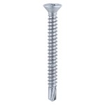 Timco Window Fabrication Self Drilling & Tapping Screws Countersunk Phillips - Zinc