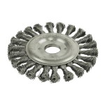 Timco Wheel Brush 125mm - Twisted Knot Steel Wire