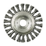 Timco Wheel Brush 125mm - Twisted Knot Steel Wire