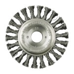 Timco Wheel Brush 125mm - Twisted Knot Steel Wire