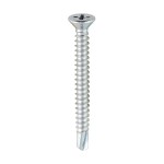 Timco Window Fabrication Self Drilling & Tapping Screws Countersunk Phillips - Zinc