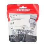 Timco Hex Full Nuts - Zinc