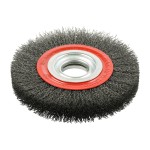 Timco Wheel Brush with Plastic Reducer Set - Crimped Steel Wire