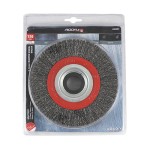 Timco Wheel Brush with Plastic Reducer Set - Crimped Steel Wire