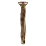 Timco Window Fabrication Self Drilling Screws Countersunk Phillips - Yellow