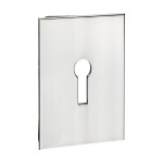 Timco Lock Profile Self-Adhesive Escutcheon - Oblong - Polished Stainless Steel
