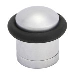 Timco Cylinder Door Stop - Satin Chrome