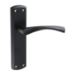 Timco Zeta Latch Handles - Matt Black