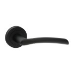 Timco Shavington Lever On Rose Handles - Matt Black
