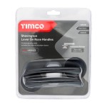 Timco Shavington Lever On Rose Handles - Matt Black