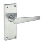Timco Victorian Straight Latch Handles - Satin Chrome