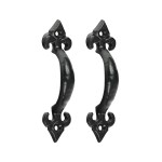 Timco Fleur De Lys Pull Handle - Antique Black