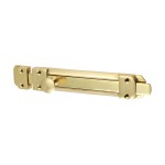 Timco Contract Flat Section Bolt - Polished Brass