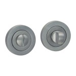 Timco Bathroom Thumb Turn And Release - Satin Chrome