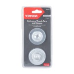 Timco Bathroom Thumb Turn And Release - Satin Chrome