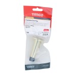 Timco Projection Door Stop - Polished Brass