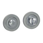 Timco Bathroom Thumb Turn And Release - Polished & Satin Chrome