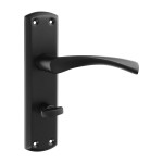 Timco Zeta Bathroom Handles - Matt Black