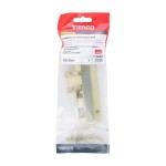 Timco Architectural Flat Section Bolt - Polished Brass