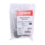 Timco Quick Fit Round Deadbolt - Nickel
