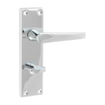Timco Victorian Straight Bathroom Handles - Polished Chrome
