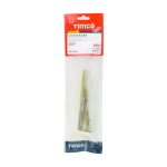 Timco Lever Action Flush Bolt - Polished Brass