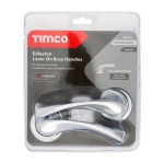 Timco Edleston Lever On Rose Handles - Polished Chrome