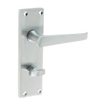 Timco Victorian Straight Bathroom Handles - Satin Chrome
