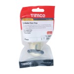 Timco Cylinder Door Stop - Polished Brass