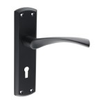Timco Zeta Lock Handles - Matt Black