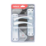 Timco Zeta Latch Handles - Satin Chrome