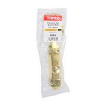 Timco Contract Flat Section Bolt - Polished Brass