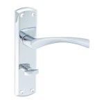 Timco Zeta Bathroom Handles - Polished Chrome