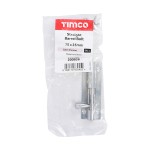 Timco Straight Barrel Bolt - Satin Chrome