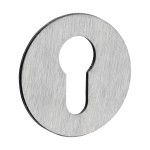 Timco Euro Profile Self-Adhesive Escutcheon - Round - Satin Stainless Steel