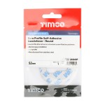 Timco Euro Profile Self-Adhesive Escutcheon - Round - Satin Stainless Steel