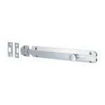 Timco Architectural Flat Section Bolt - Satin Chrome