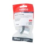 Timco Cylinder Door Stop - Polished Chrome