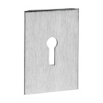 Timco Lock Profile Self-Adhesive Escutcheon - Oblong - Satin Stainless Steel