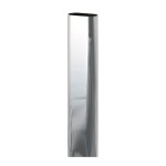Timco Wardrobe Rail - Oval - Polished Chrome