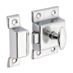 Timco Cupboard Catch 38 x 56mm - Nickel