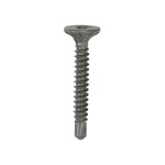 Timco Drywall Construction Metal Stud Self Drilling Cement Board Screws - Silver Organic