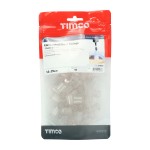 Timco Spacers For Corrugated Sheet Fixings 15 x 19mm - Clear
