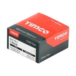 Timco Flat Cable Clips To Fit 1mm - White