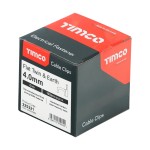 Timco Flat Twin & Earth Cable Clips - Grey