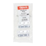 Timco Solid Drawn Hinge - Solid Brass - Polished Chrome