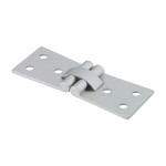 Timco Counterflap Hinge - Solid Brass - Satin Chrome