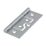 Timco Plain Bearing Flush Hinge - Solid Brass - Polished Chrome